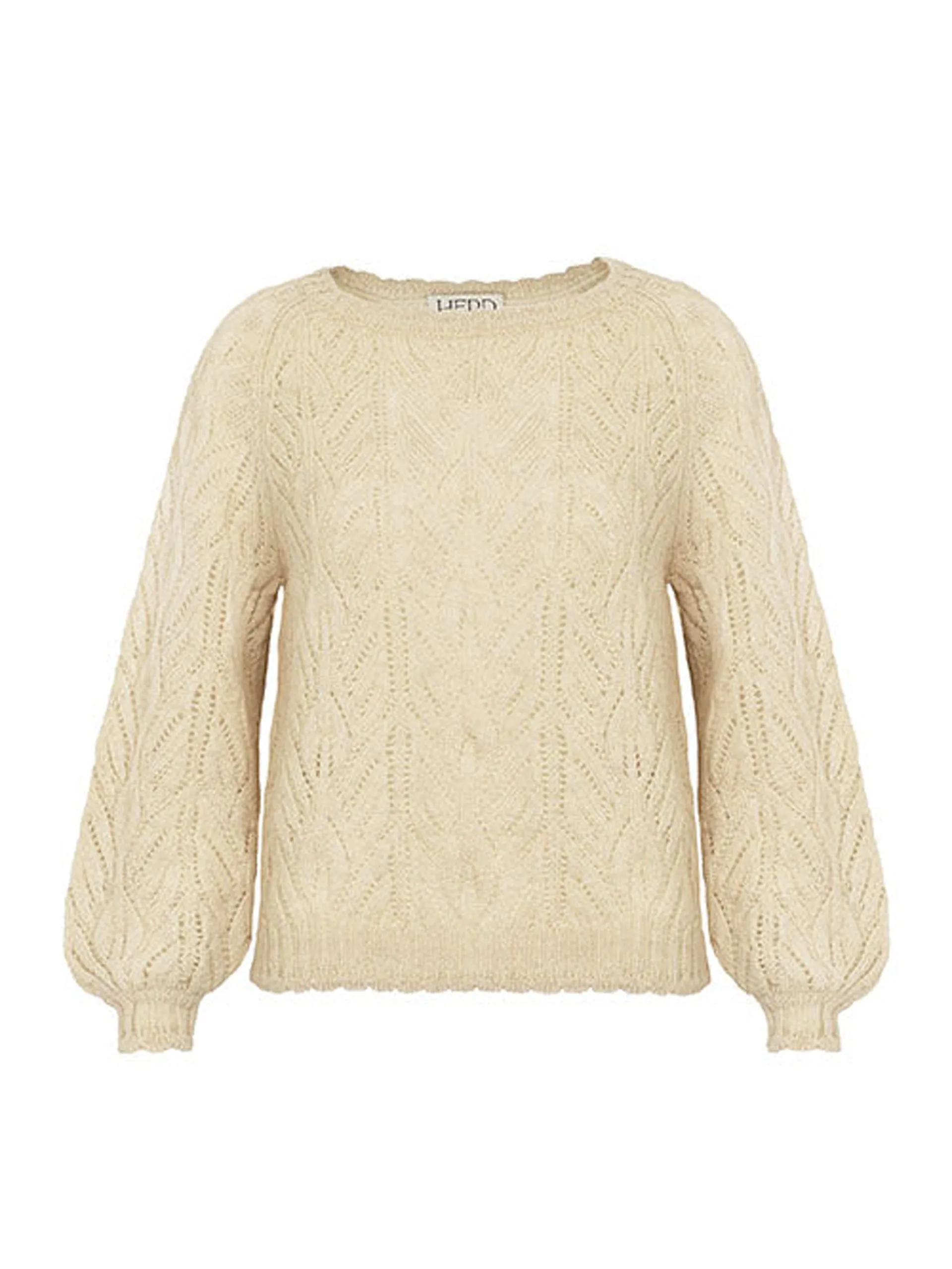 Ecru wool Wyre jumper