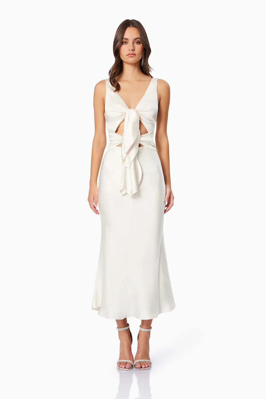 Elliatt Faith Midi Dress - Cream