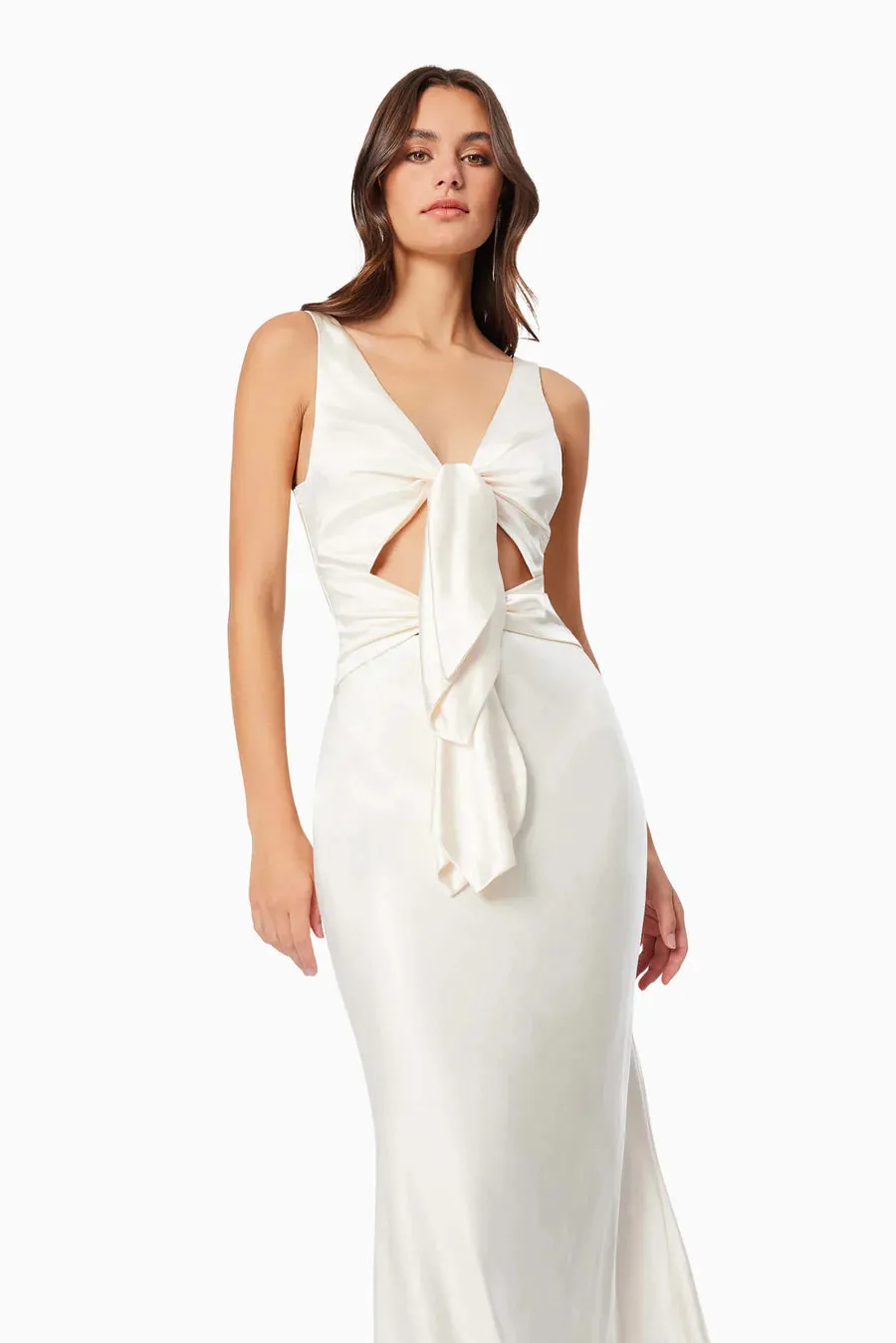 Elliatt Faith Midi Dress - Cream