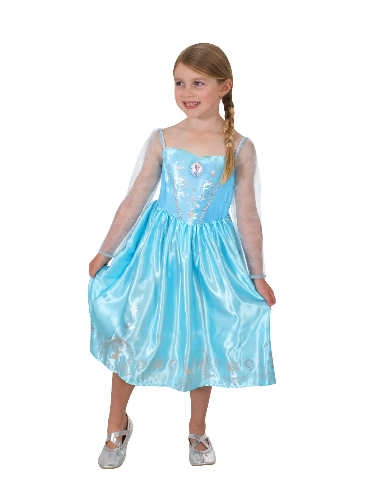 Elsa Deluxe Cloak Costume for Kids - Disney Frozen