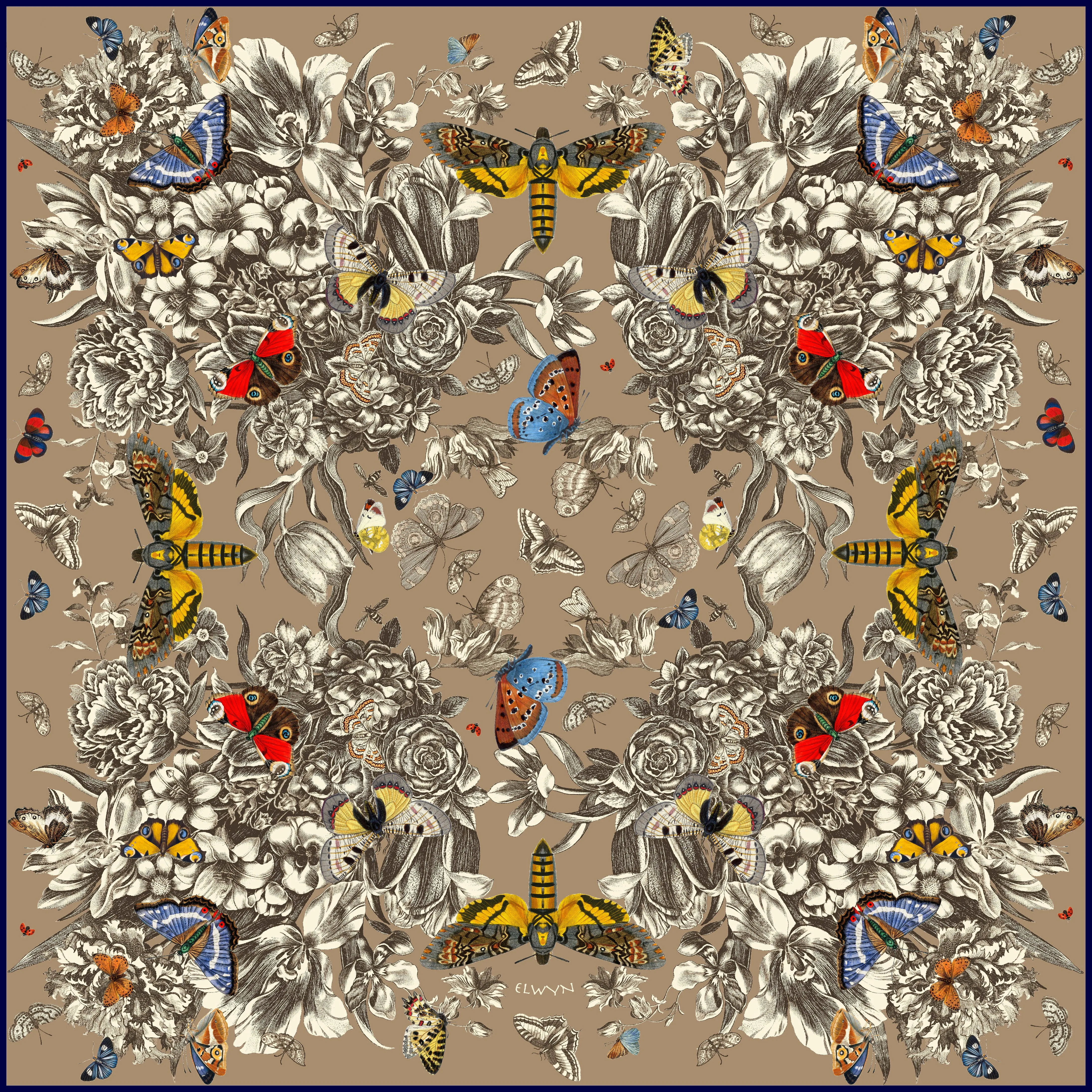 Elwyn Flutterby Bouquet Bandana