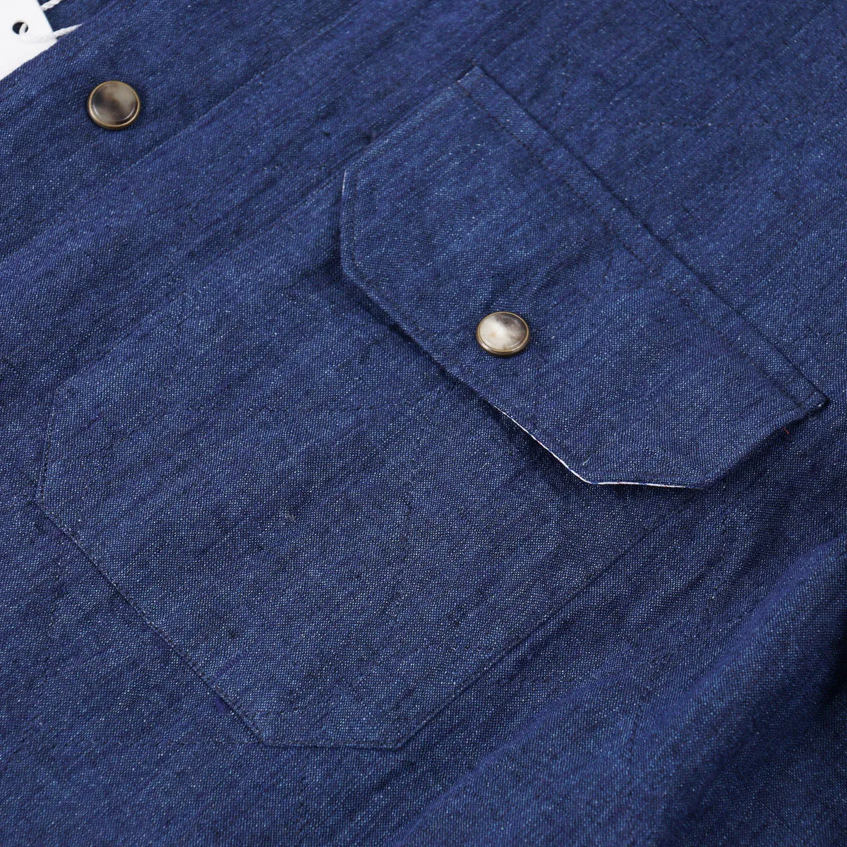 Finamore Quilted Linen Shirt-Jacket