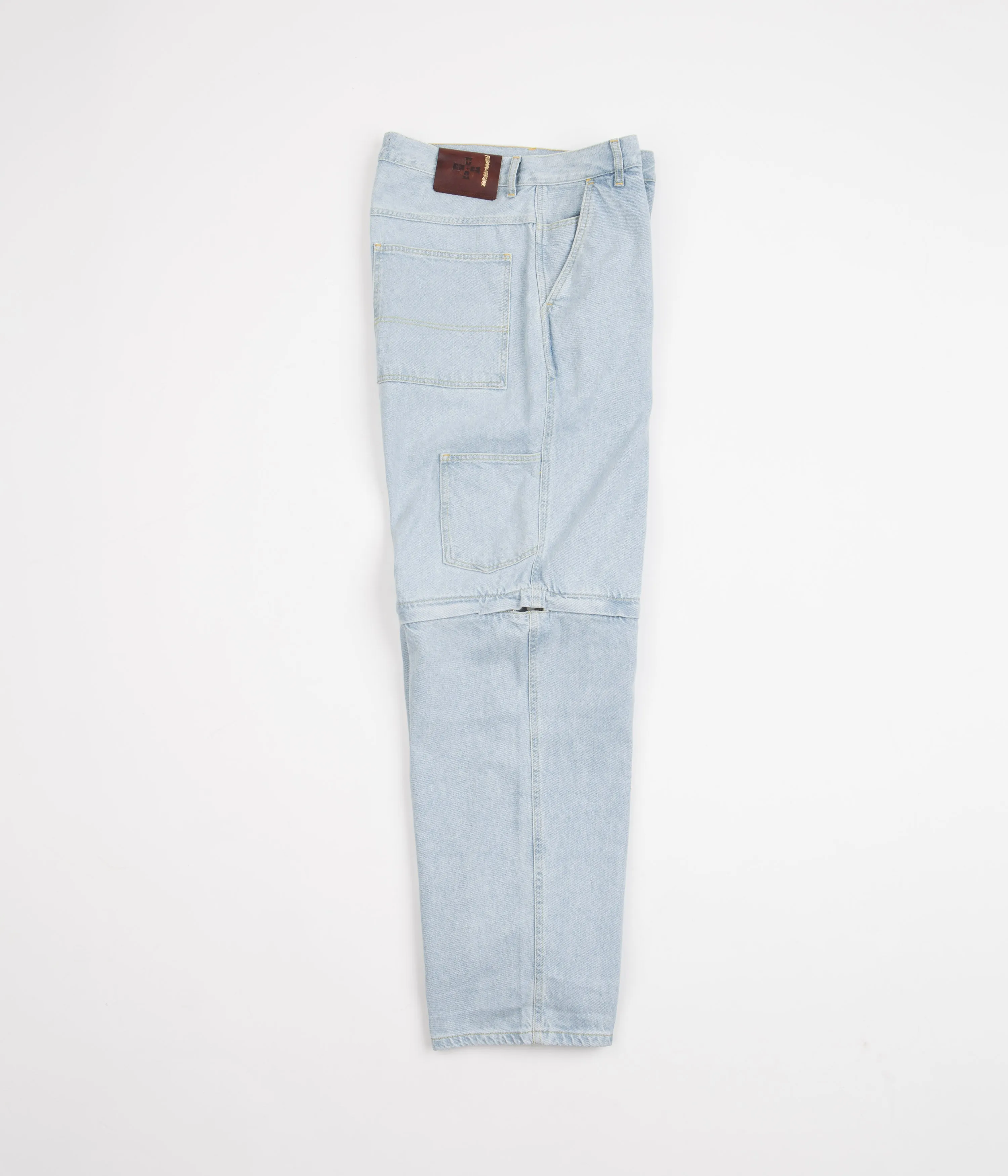 Fucking Awesome Baggy Zip Off Carpenter Pants - Blue