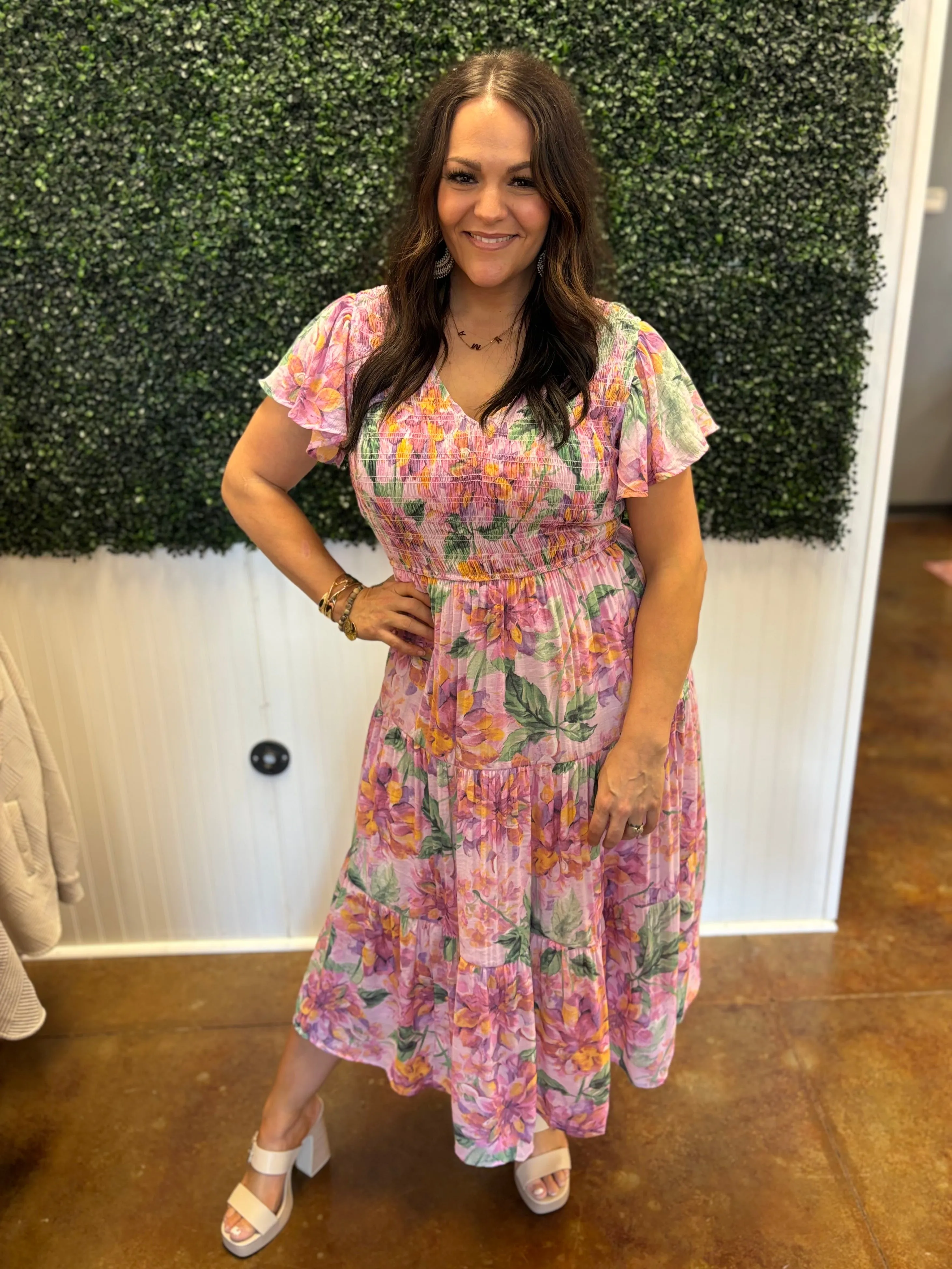 Full Bloom Floral Dress