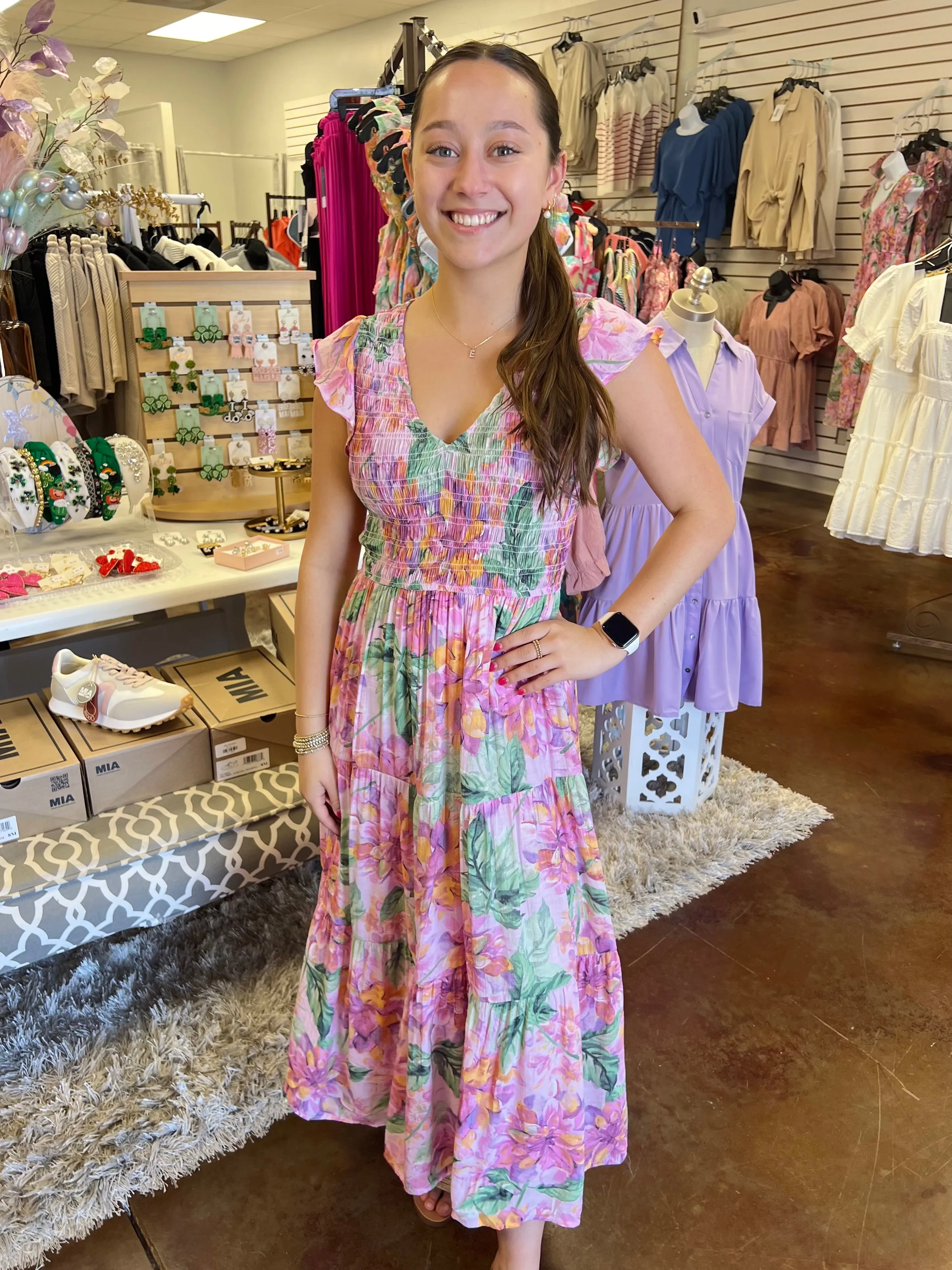 Full Bloom Floral Dress