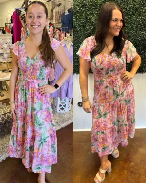 Full Bloom Floral Dress