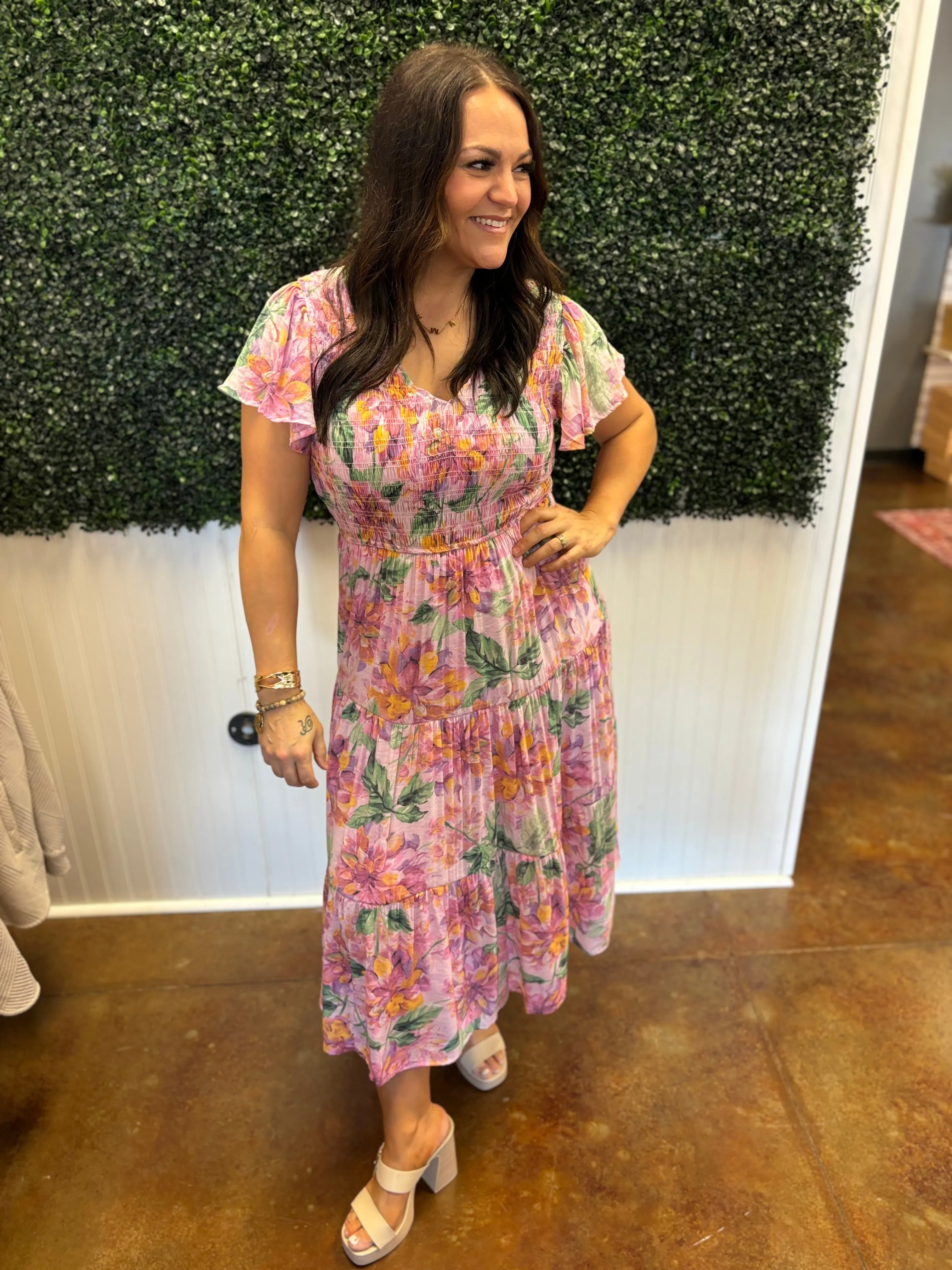 Full Bloom Floral Dress