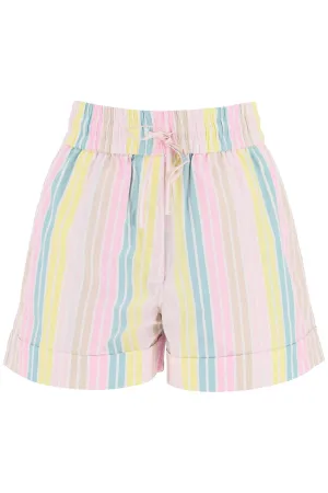 Ganni organic cotton shorts