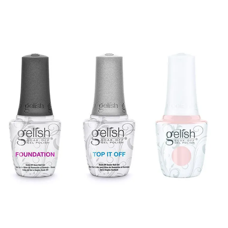 Gelish Combo - Base, Top & Barely Buff