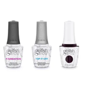 Gelish Combo - Base, Top & Bella's Vampire