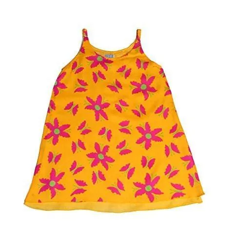 Girls' Summer Sleeveless Floral Dress