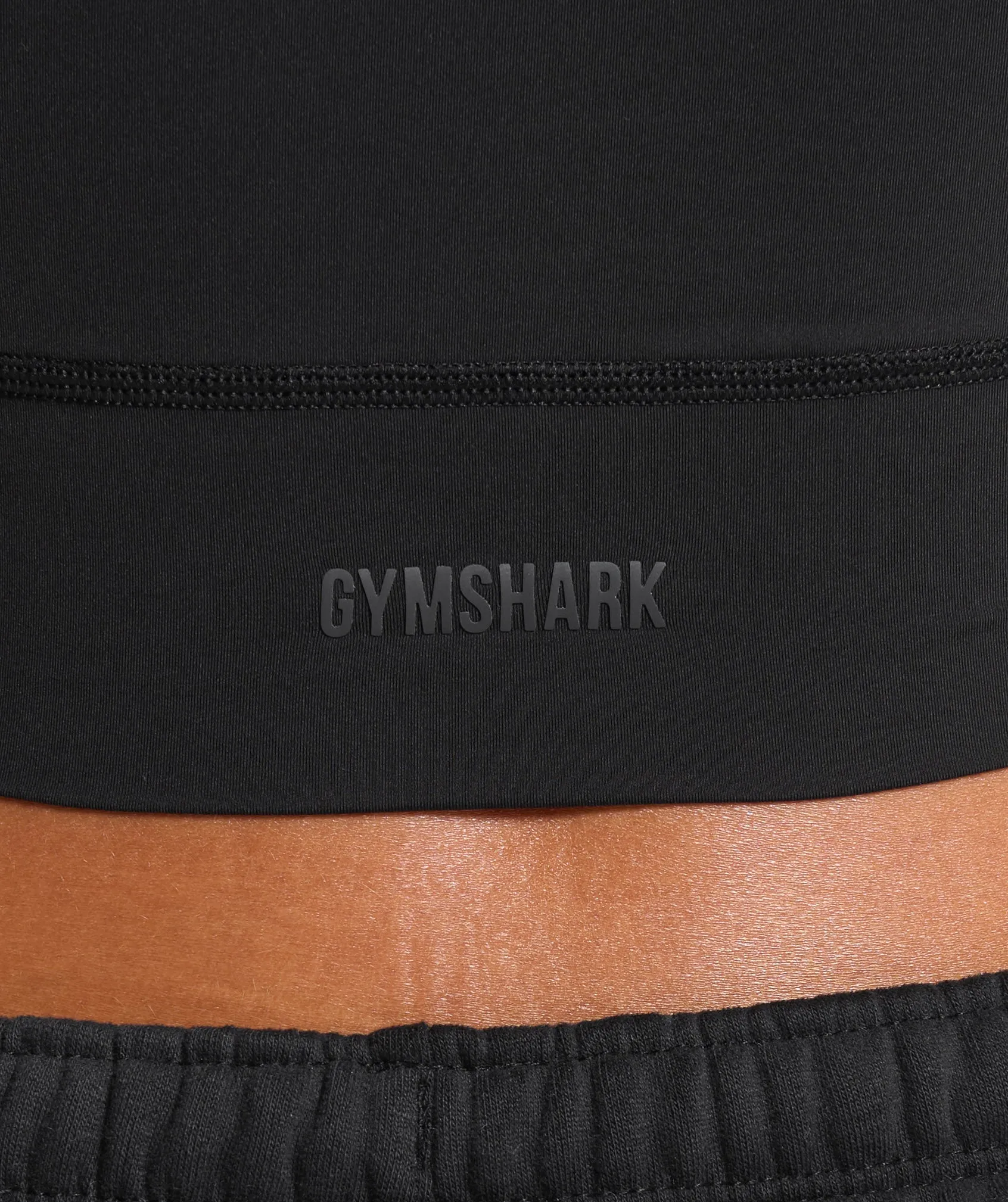 Gymshark Rest Day Buttery Soft Midi Top - Black