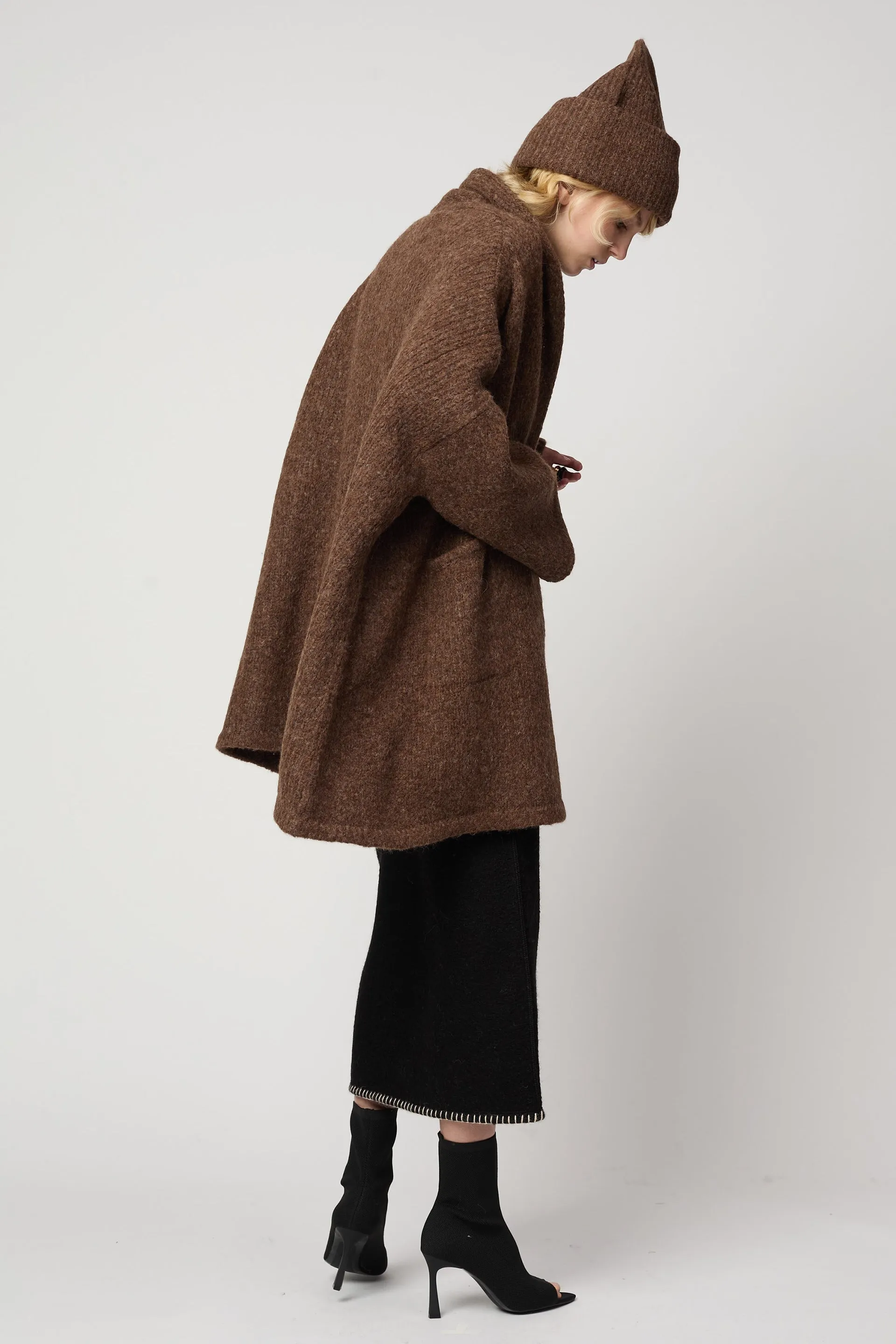 HAORI COAT IN BABY ALPACA - PRE SPRING 25 COLORS