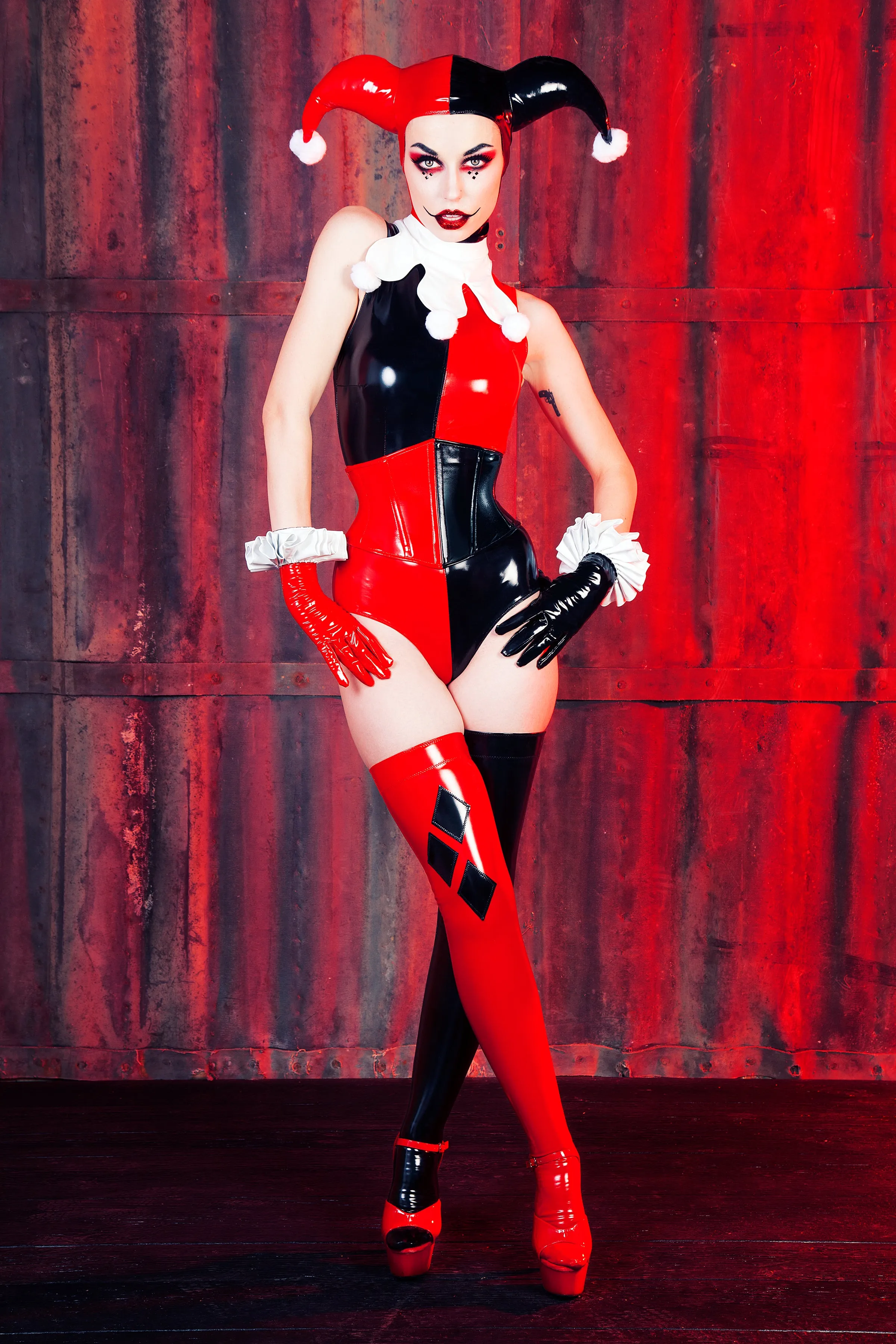 Harley Quinn Sleeveless Jumpsuit