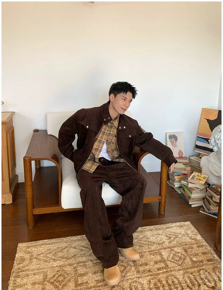 Holo Retro Corduroy Lined Jacket & Pants Set