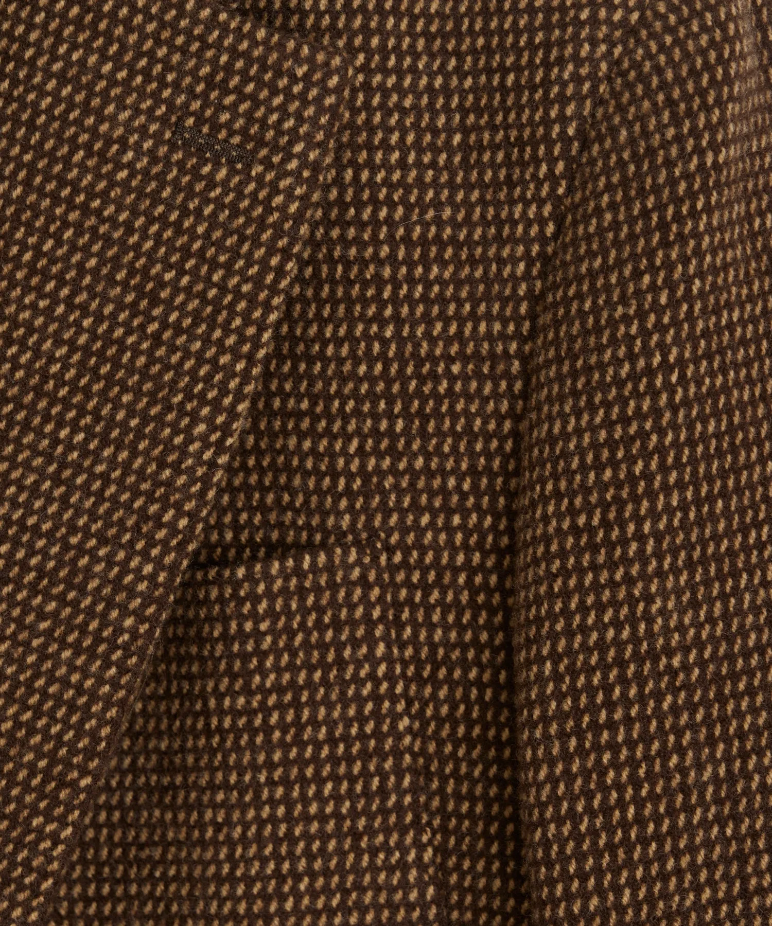 Italian Birdseye Wool Sport Coat in Dark Brown