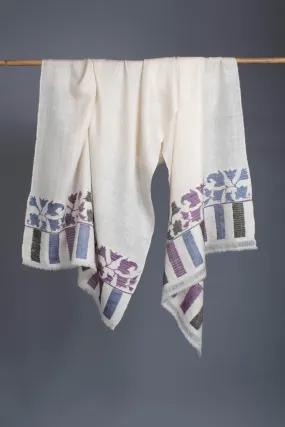 Ivory Kani Pashmina Scarf - SINTRA