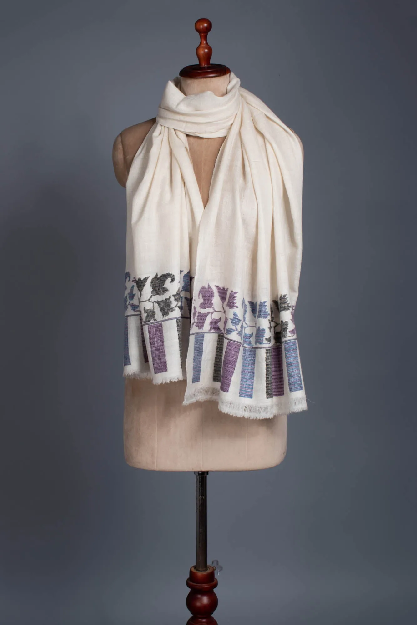 Ivory Kani Pashmina Scarf - SINTRA