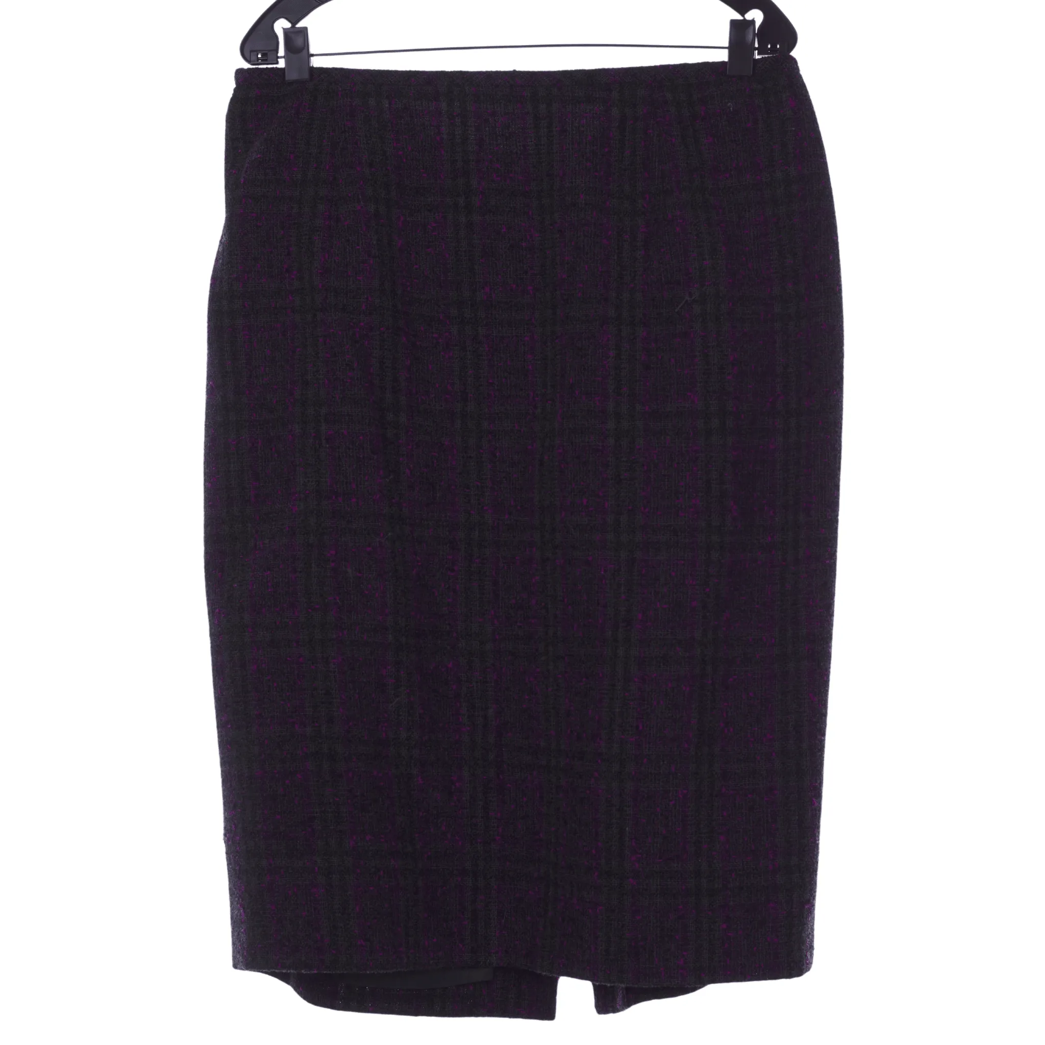 Jaeger Wool Skirt Purple and Green Skirt UK Size 16/18