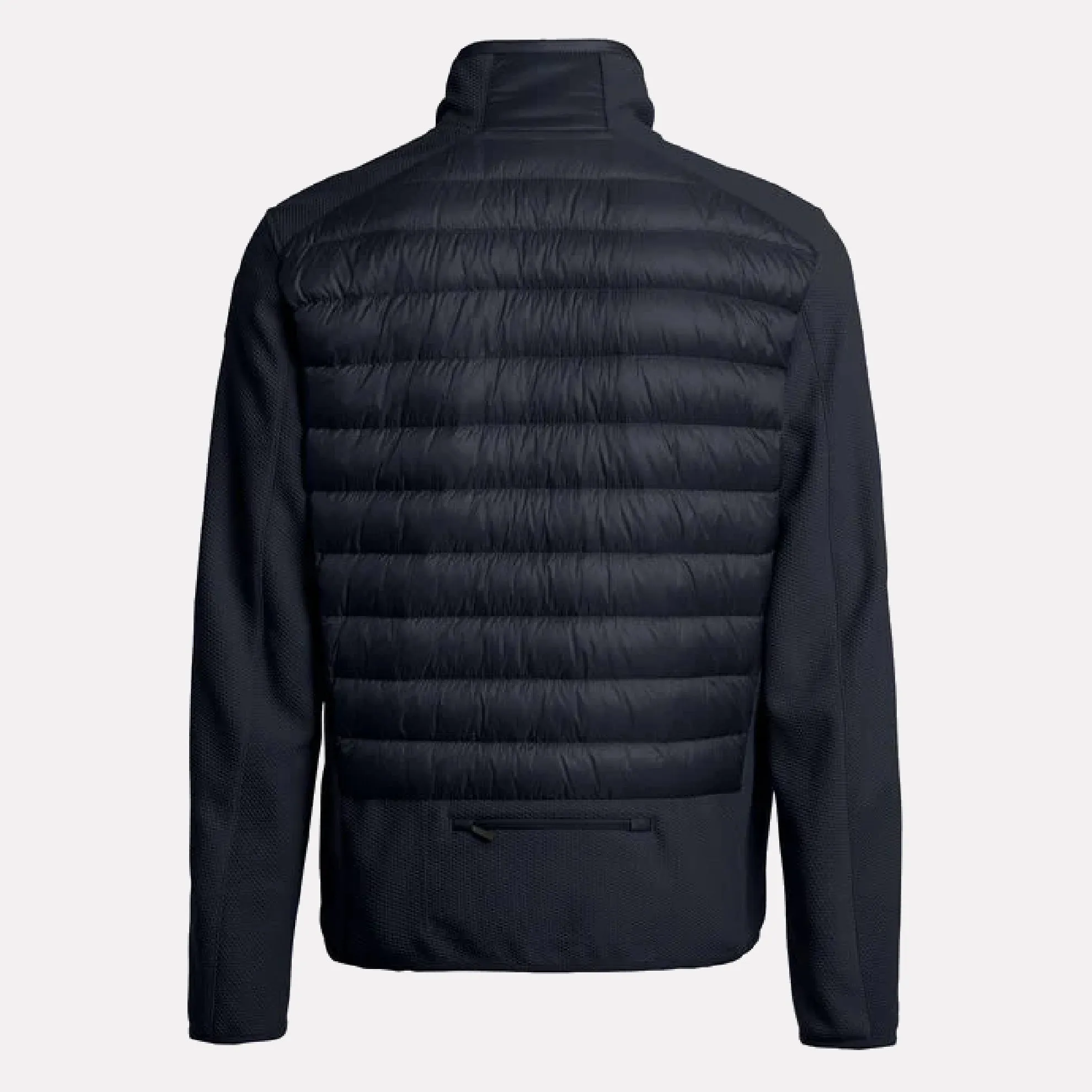 Jayden Slim Fit Down Filled Quilted Hybrid Jacket / Navy