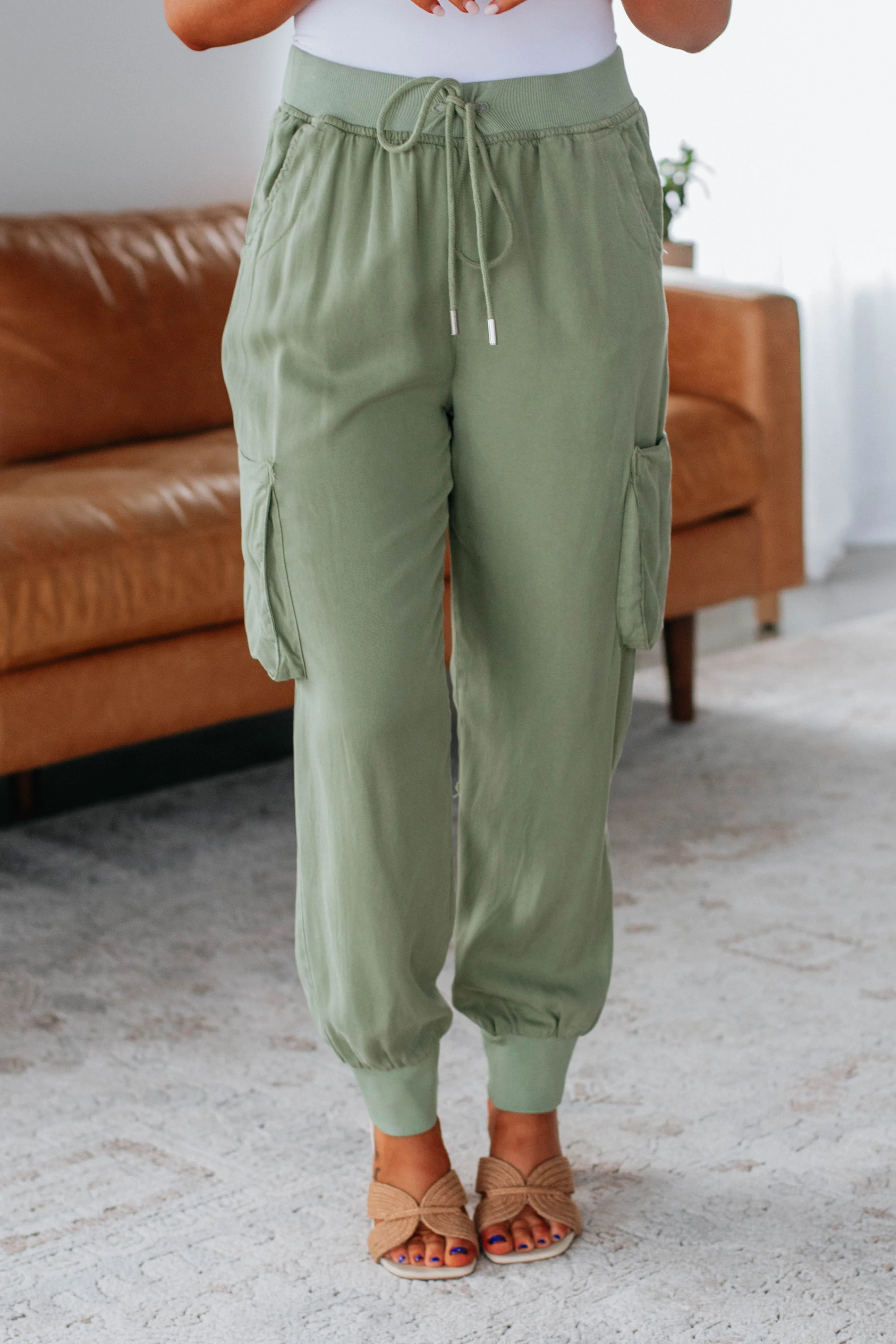 Jonas Cargo Joggers - Sage