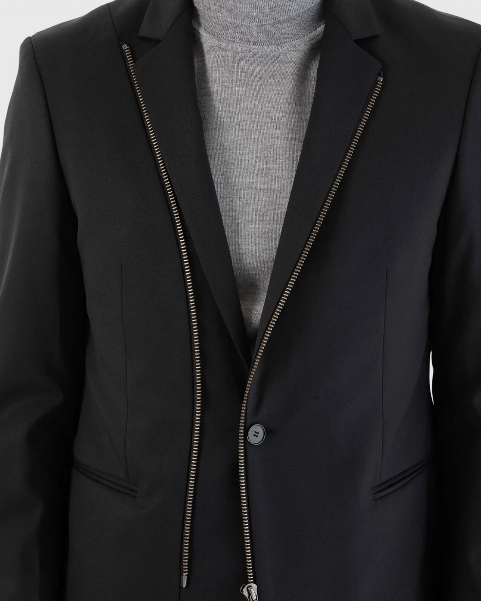 KARL LAGERFELD 155502 BLACK ZIP JACKET