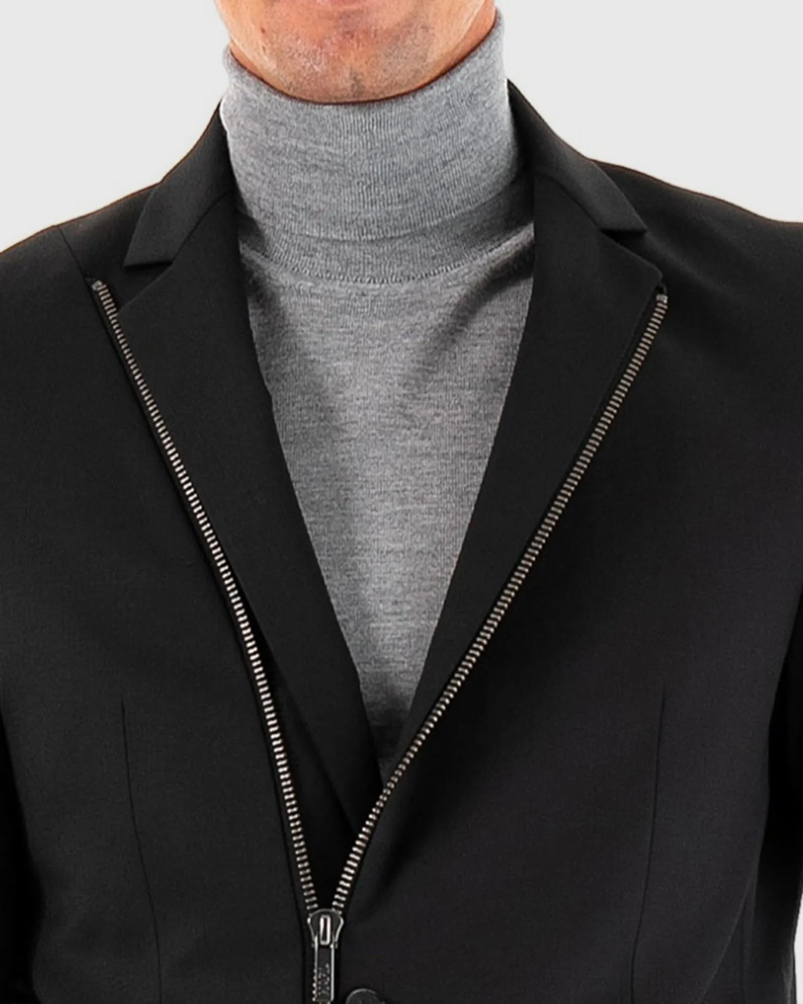 KARL LAGERFELD 155502 BLACK ZIP JACKET