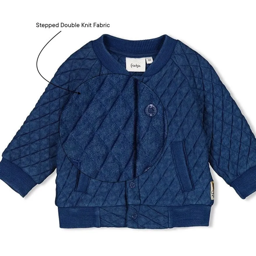 KEEP ROLLING - Stepped Double Knit Quilted Keepsake Jacket