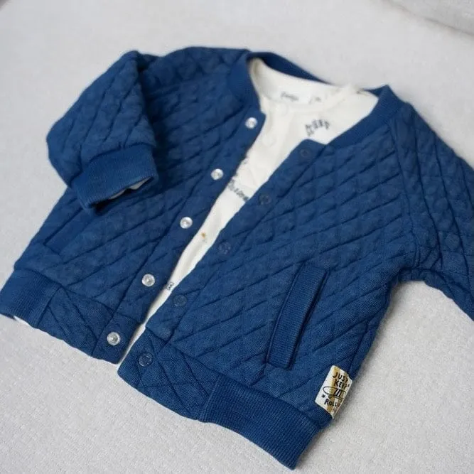 KEEP ROLLING - Stepped Double Knit Quilted Keepsake Jacket