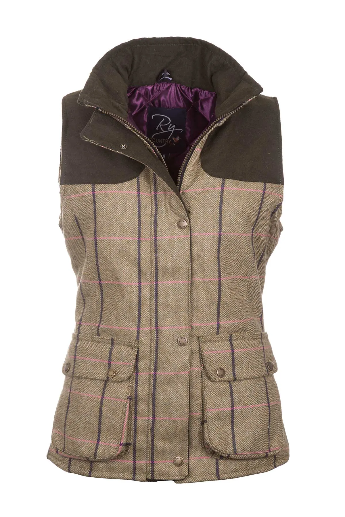 Ladies Tweed Gilet - Bramham II