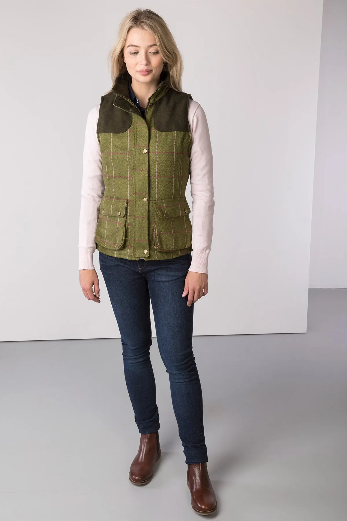 Ladies Tweed Gilet - Bramham II