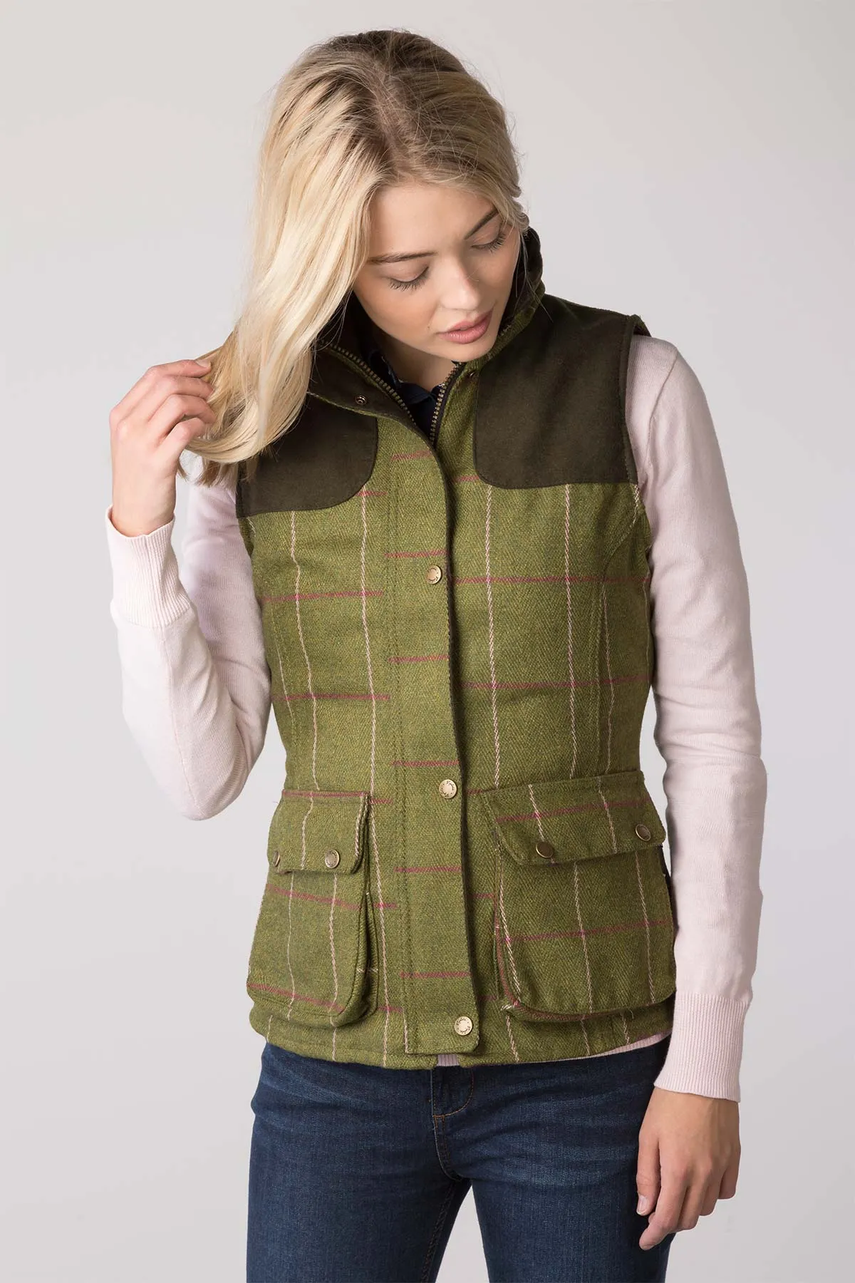 Ladies Tweed Gilet - Bramham II