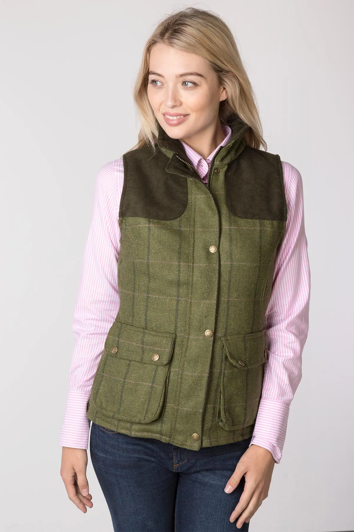 Ladies Tweed Gilet - Bramham II