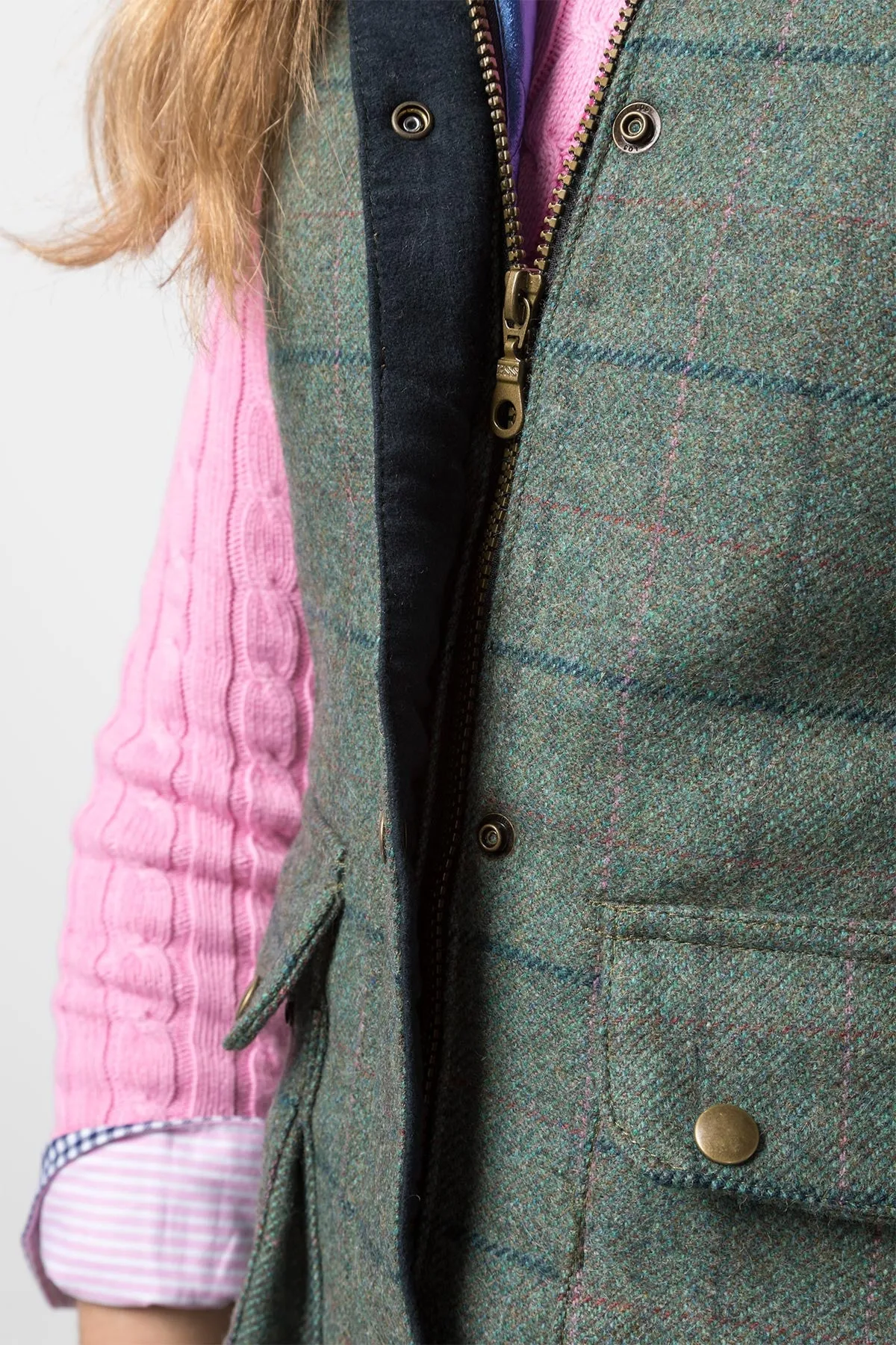 Ladies Tweed Gilet - Bramham