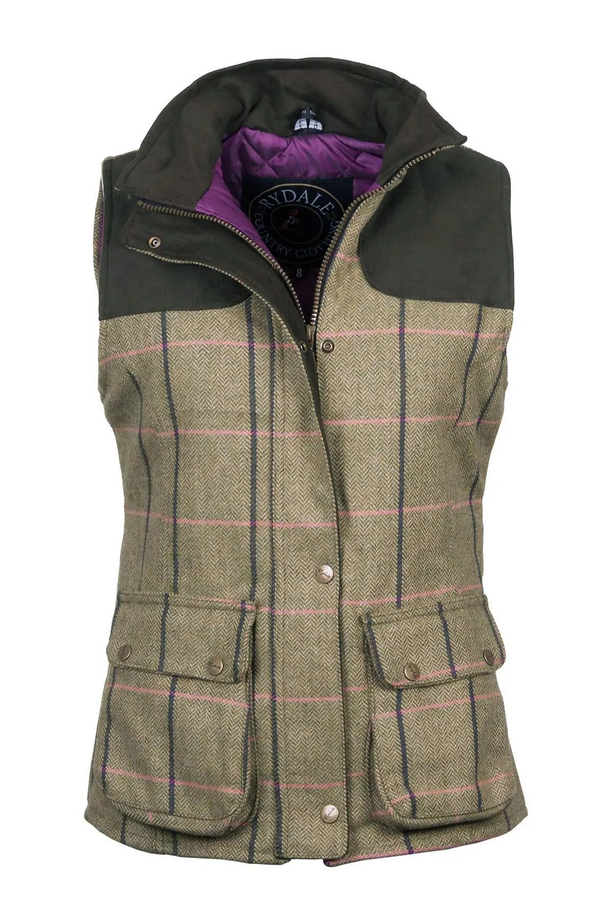 Ladies Tweed Gilet - Bramham