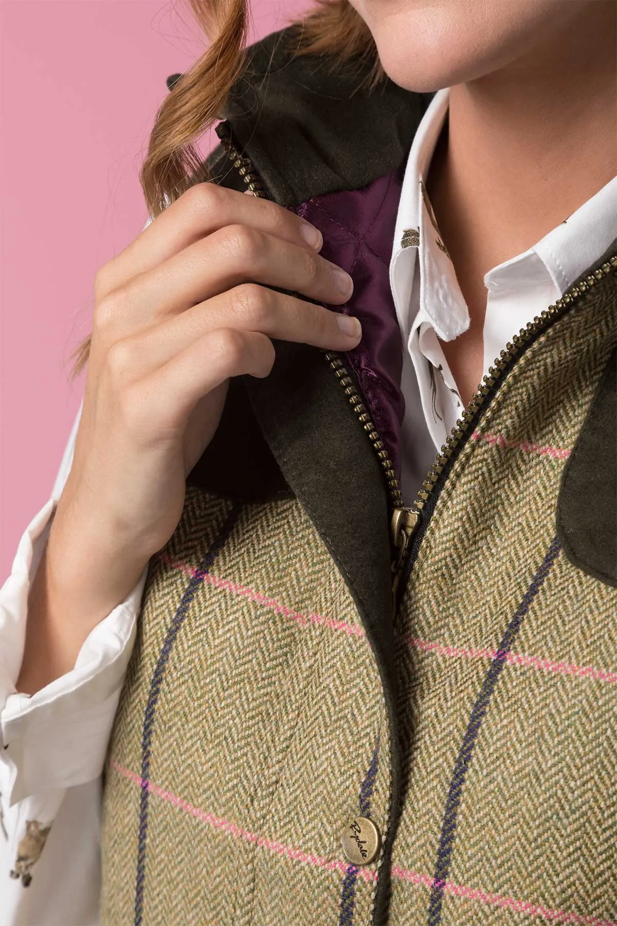 Ladies Tweed Gilet - Bramham