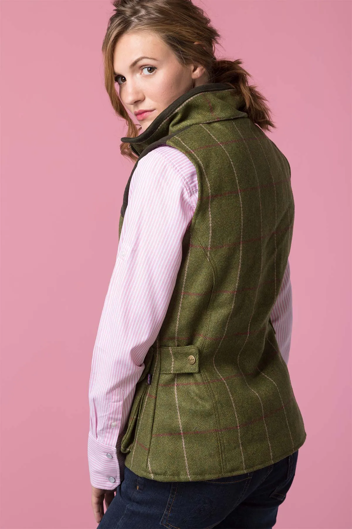 Ladies Tweed Gilet - Bramham