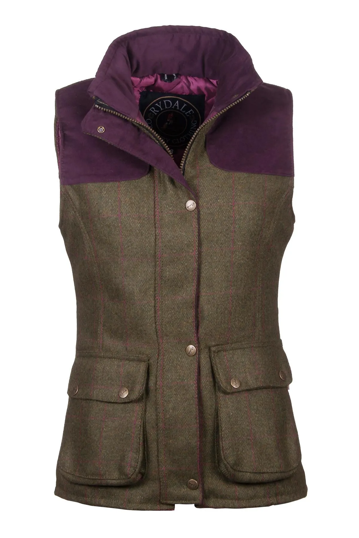 Ladies Tweed Gilet - Bramham