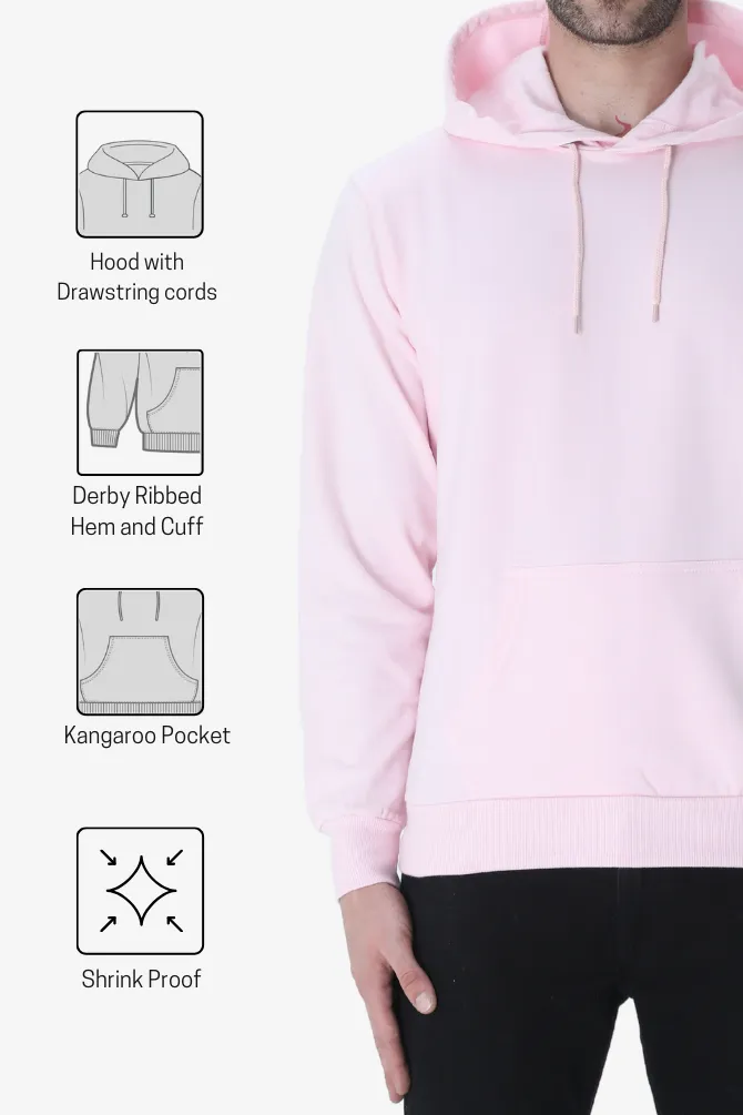 Light Pink Hoodie for men