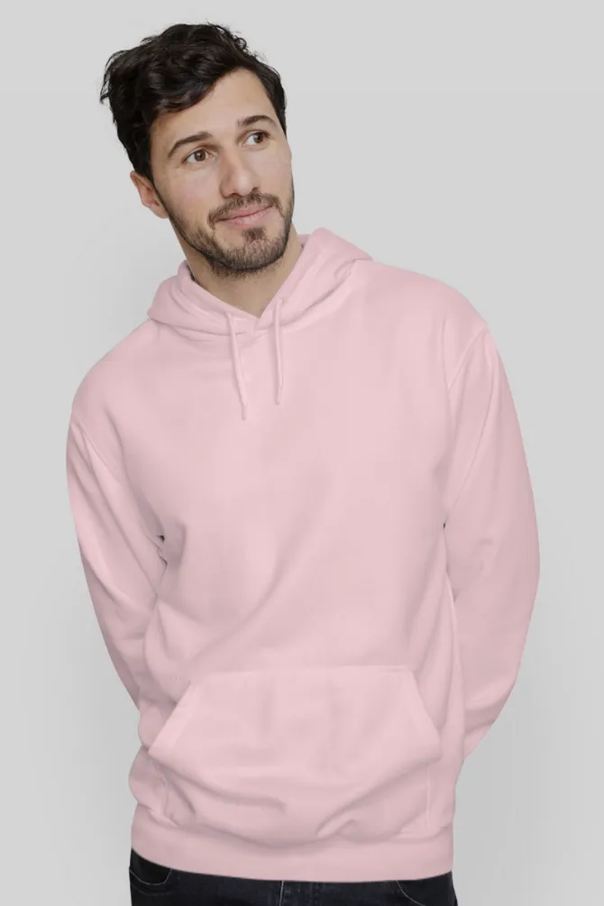 Light Pink Hoodie for men