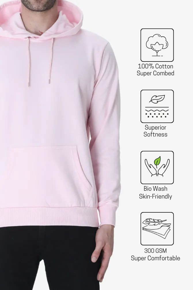 Light Pink Hoodie for men