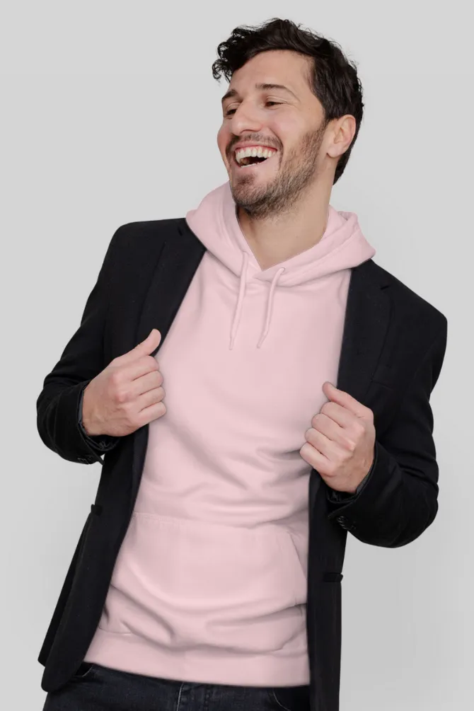 Light Pink Hoodie for men