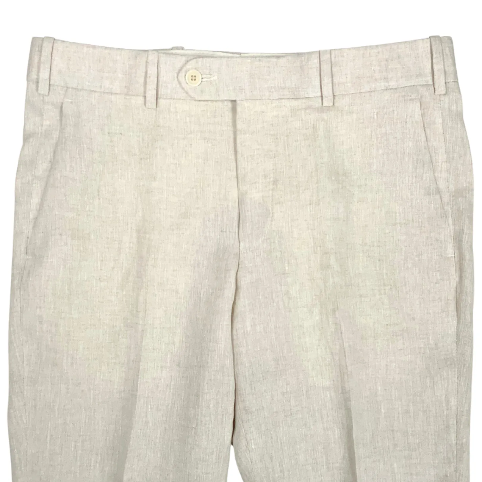 Light Sand Linen Trouser