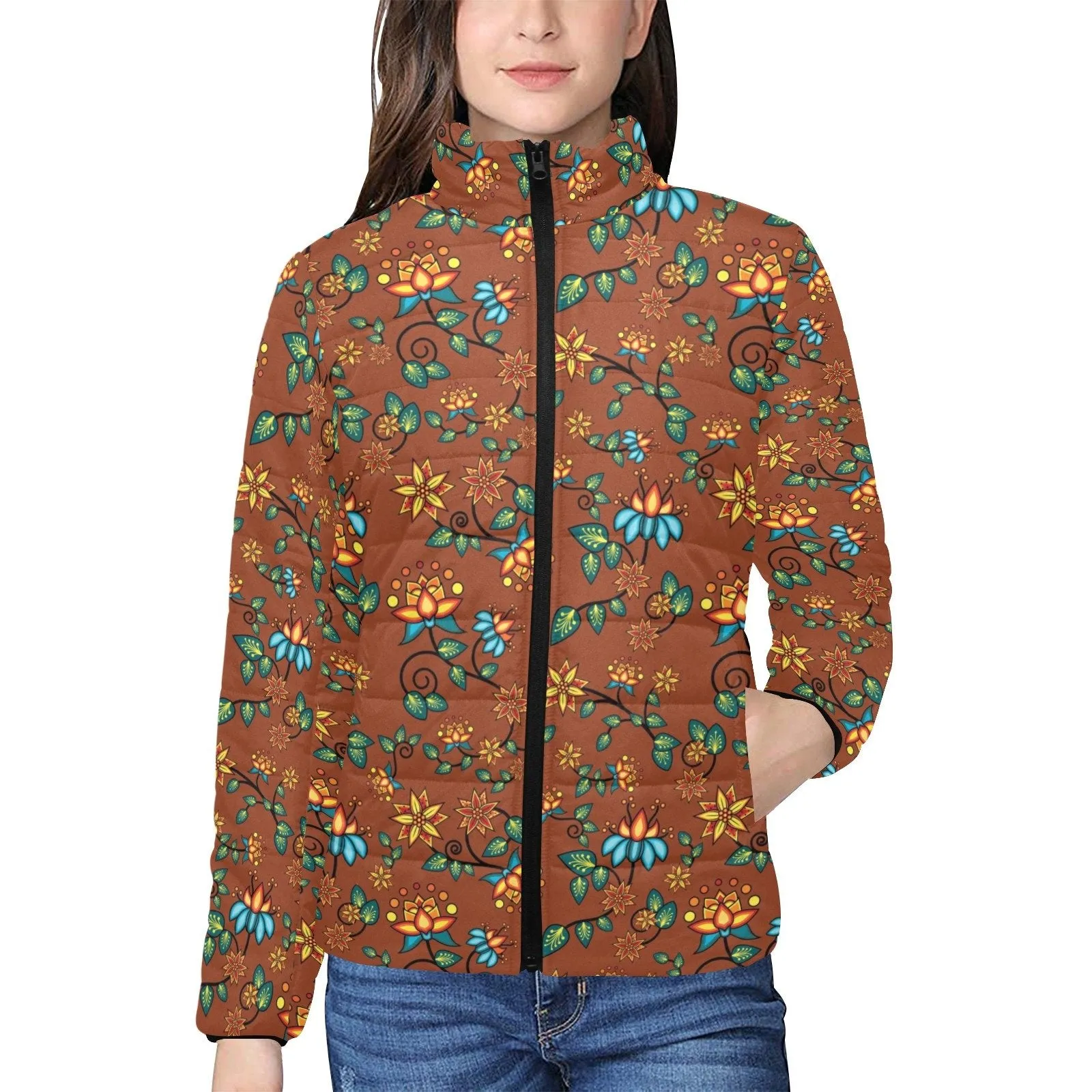 Lily Sierra Women's Stand Collar Padded Jacket