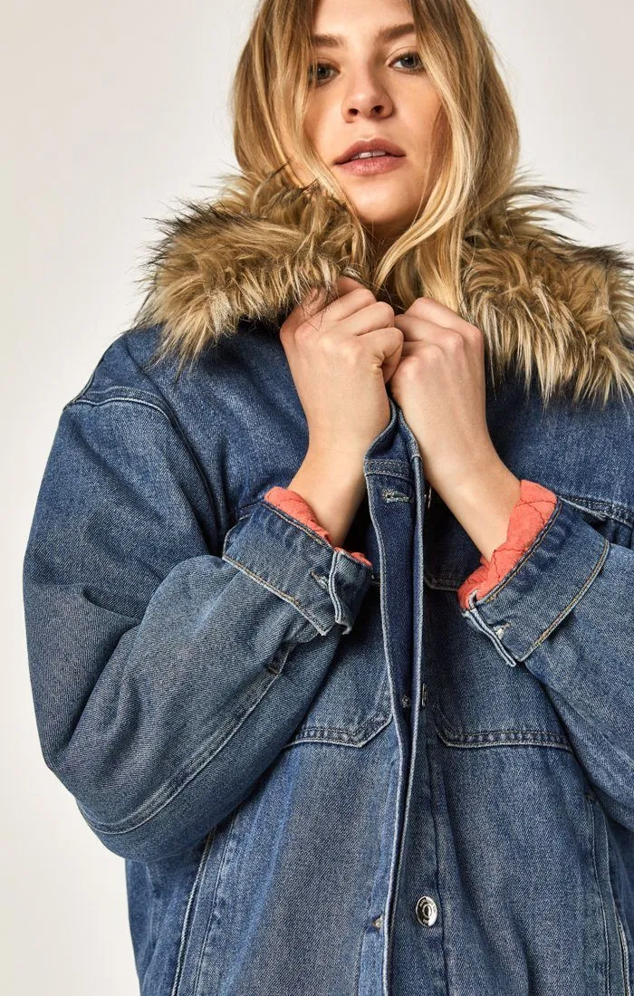 MARA JACKET IN INDIGO DENIM