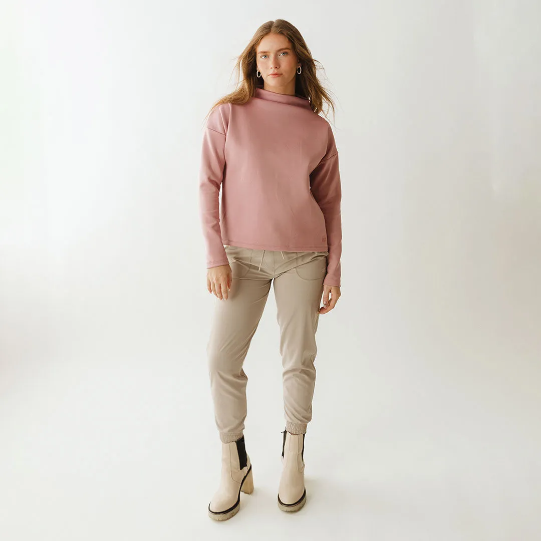 Mauve Cardiff Pullover