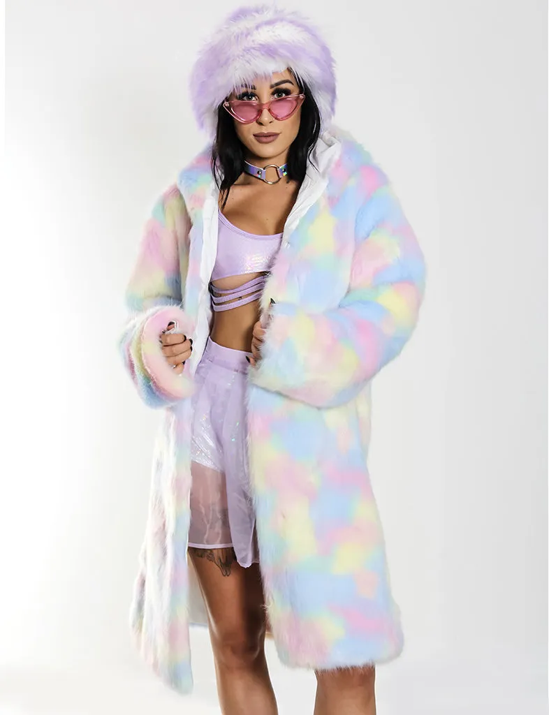 MELTED ICECREAM FAUX FUR JACKET ✰ MADE 4 U ✰