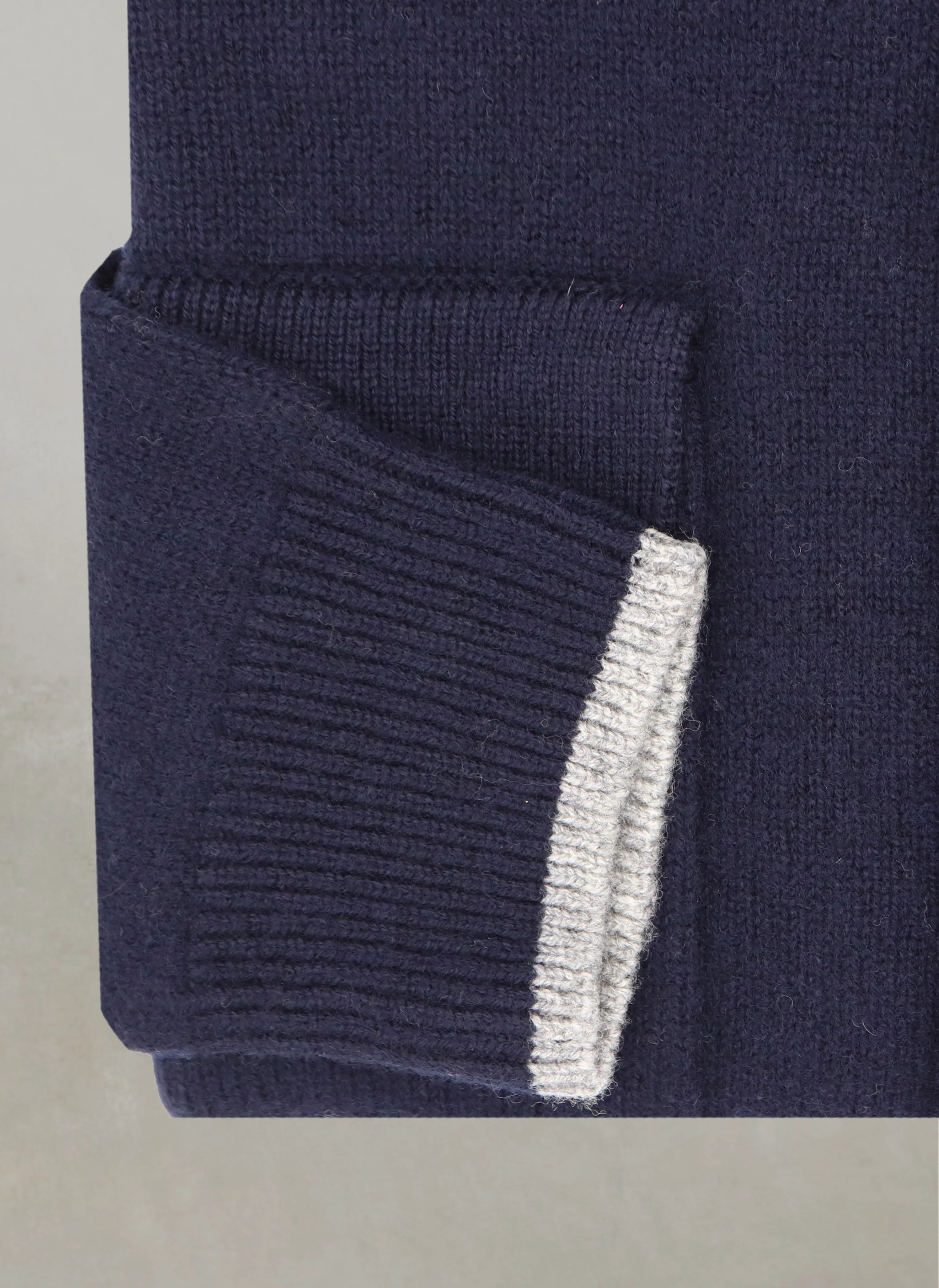 Men's Brescia Barn Coat Sweater in Navy