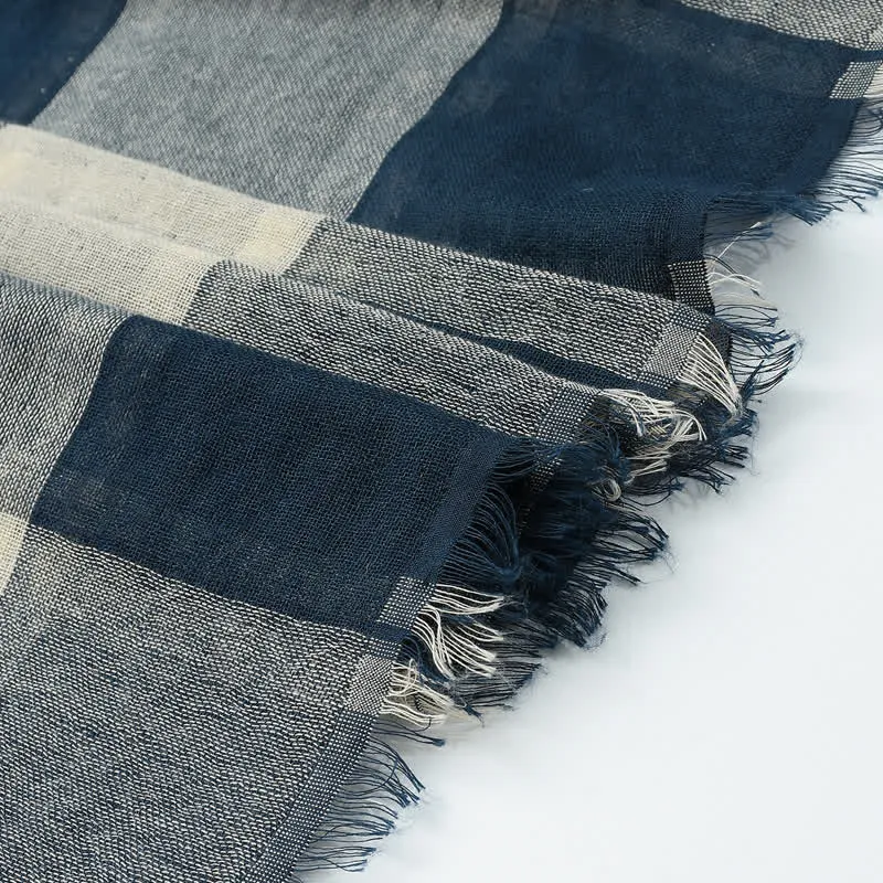 Men's Causal British Style Plaid Scarf