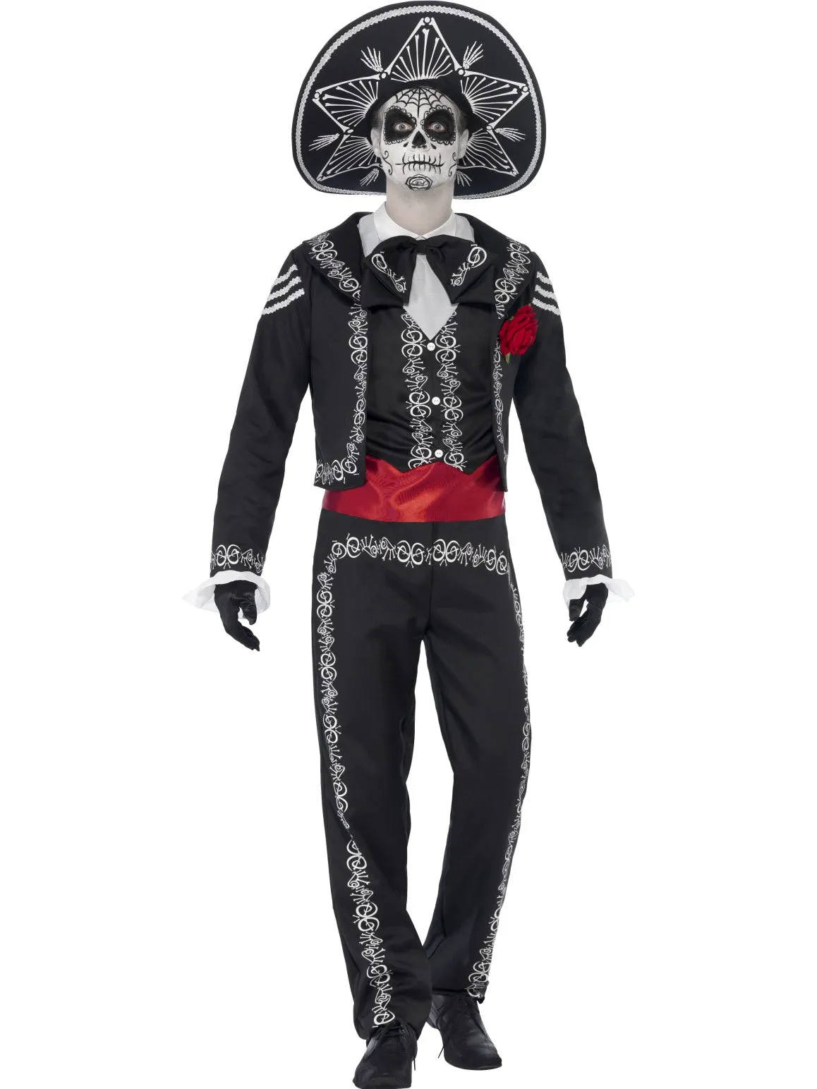 Mens Costume - Day of the Dead Señor Bones